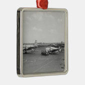 飛行機 メタルオーナメント (右)