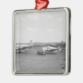 飛行機 メタルオーナメント (左)