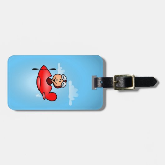 飛行機 ラゲッジタグ (正面横)