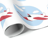 飛行機 ラッピングペーパー (ロールコーナー)