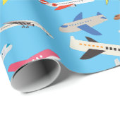 飛行機 ラッピングペーパー (ロールコーナー)