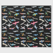 飛行機 ラッピングペーパー (フラット)