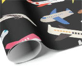 飛行機 ラッピングペーパー (ロールコーナー)