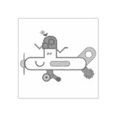 飛行機 ラバースタンプ (インプリント)