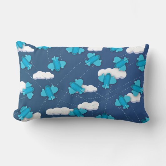 飛行機 ランバークッション (正面)