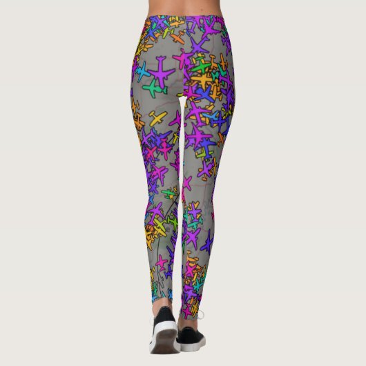 飛行機 レギンス (裏面)