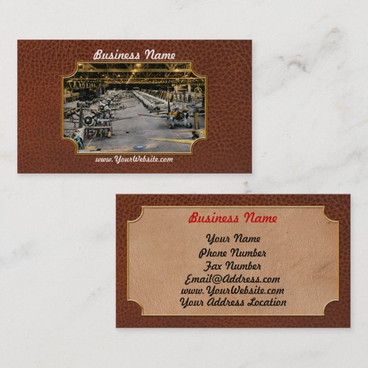 飛行機 – 世界最速の生産ライン1942 名刺