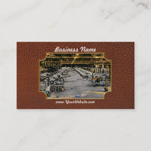 飛行機 – 世界最速の生産ライン1942 名刺 (正面)