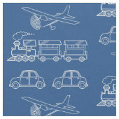 飛行機、列車および車は~の編集可能背景を設計します ファブリック (クローズアップ)