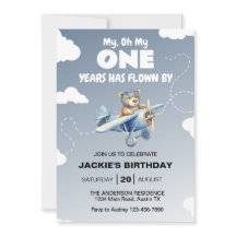 飛行機 初めての誕生日パーティー