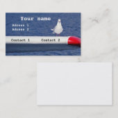 飛行機-名刺のカモメ 名刺 (正面/裏面)