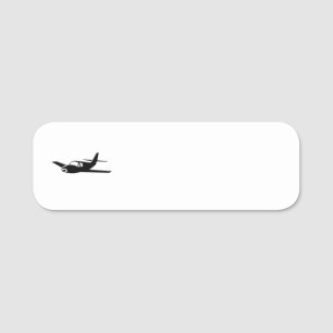 飛行機 名札