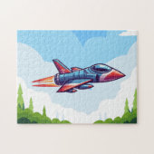 飛行機/戦闘機ジェット ジグソーパズル (横)