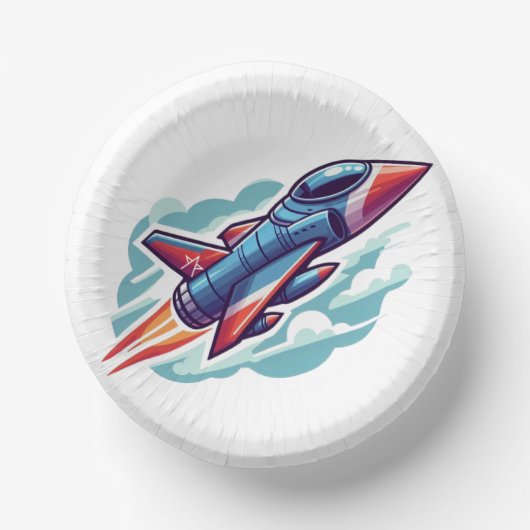 飛行機/戦闘機ジェット ペーパーボウル (正面)