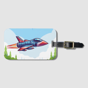 飛行機/戦闘機ジェット ラゲッジタグ