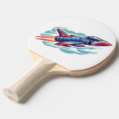 飛行機/戦闘機ジェット 卓球ラケット (正面アングル)