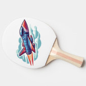 飛行機/戦闘機ジェット 卓球ラケット (横)
