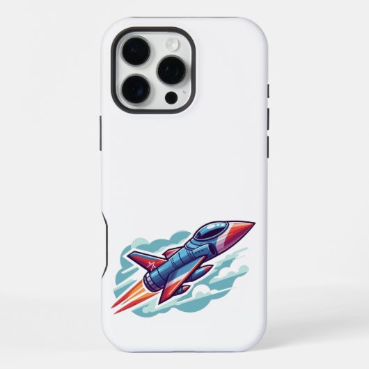 飛行機/戦闘機ジェット iPhoneケース (裏面)
