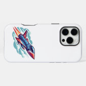 飛行機/戦闘機ジェット iPhoneケース (裏面横)