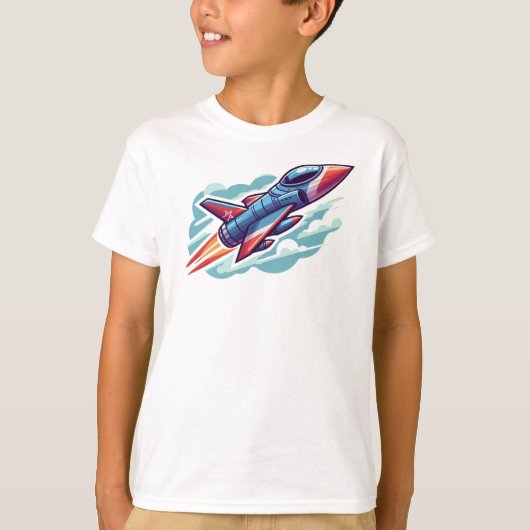 飛行機/戦闘機ジェット Tシャツ (正面)