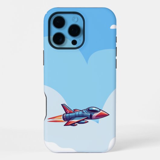 飛行機/戦闘機 iPhoneケース (裏面)