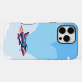 飛行機/戦闘機 iPhoneケース (裏面横)