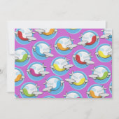 飛行機 招待状 (正面)