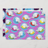 飛行機 招待状 (正面/裏面)