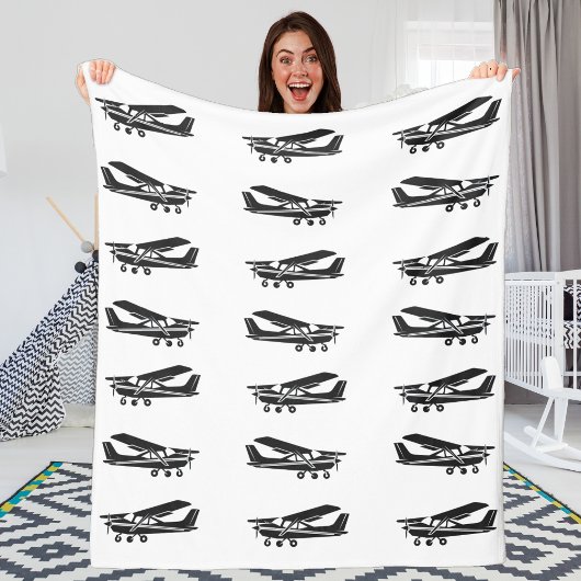飛行機,旅行,男の赤ちゃん,航空,赤ちゃんシャワーギフト フリースブランケット