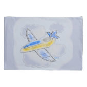 飛行機 枕カバー (裏面)