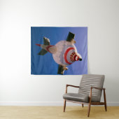 飛行機?熱気球か? タペストリー (インサイチュ(横))