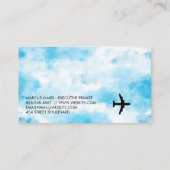 飛行機 | 空の雲 名刺 (裏面)