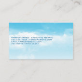 飛行機 | 空港 | トラベル 名刺 (裏面)