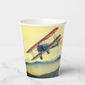 飛行機 紙コップ (裏面)