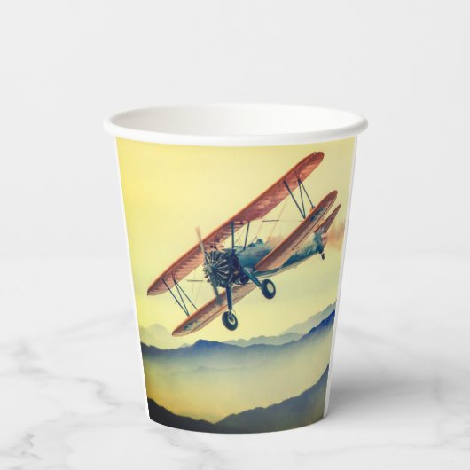 飛行機 紙コップ (裏面)