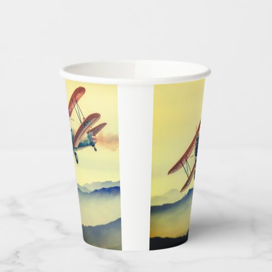 飛行機 紙コップ (左)