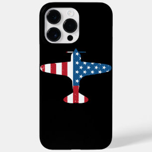 飛行機 航空機 アメリカ国旗 ベテランパイロット プレゼント Case-Mate iPhone 14 PRO MAXケース