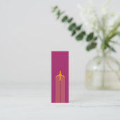 飛行機、試験カード スキニー名刺 (スタンド正面)