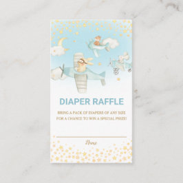 飛行機 赤ちゃん 男の子 おむつ 抽選会 エンクロージャーカード