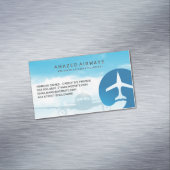 飛行機 | 雲と空の飛行 マグネット名刺 (インサイチュ)