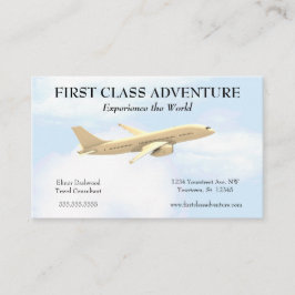 飛行機・青空旅行代理店 名刺