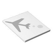 飛行機；飛行機 ノートパッド (アングル)