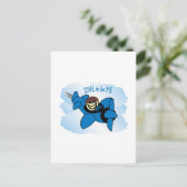 飛行機 – LOVE TO ME.png ポストカード (スタンド正面)