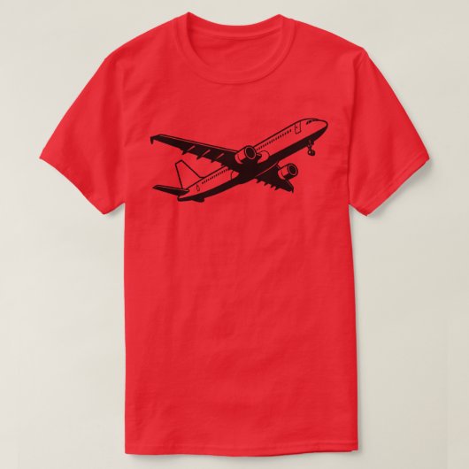 飛行機 Tシャツ (デザイン正面)