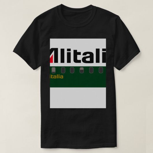 飛行機sアリタリア tシャツ (デザイン正面)
