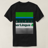 飛行機s Aer Lingus 1980s Tシャツ (デザイン正面)