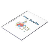 飛行機Tシャツとギフトの新しい叔母 ノートブック (左側)