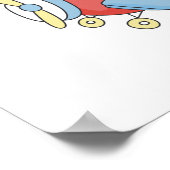 飛行機Tシャツとギフトの新しい叔母 ポスター (角)