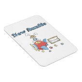 飛行機Tシャツとギフトの新しい叔母 マグネット (右側)