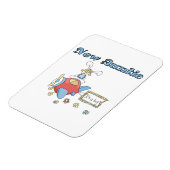 飛行機Tシャツとギフトの新しい叔母 マグネット (左側)